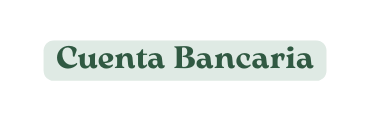 Cuenta Bancaria