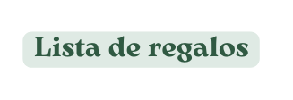 Lista de regalos